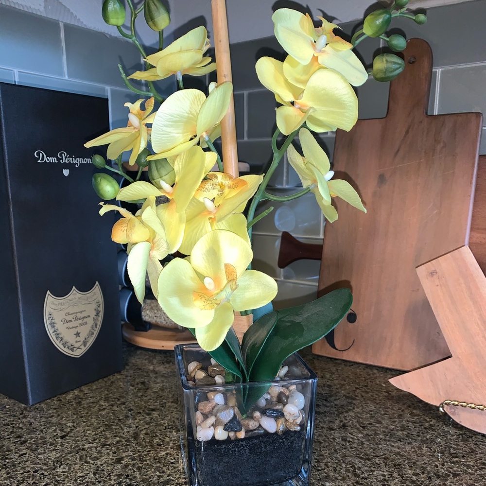 Yellow Faux Flowers